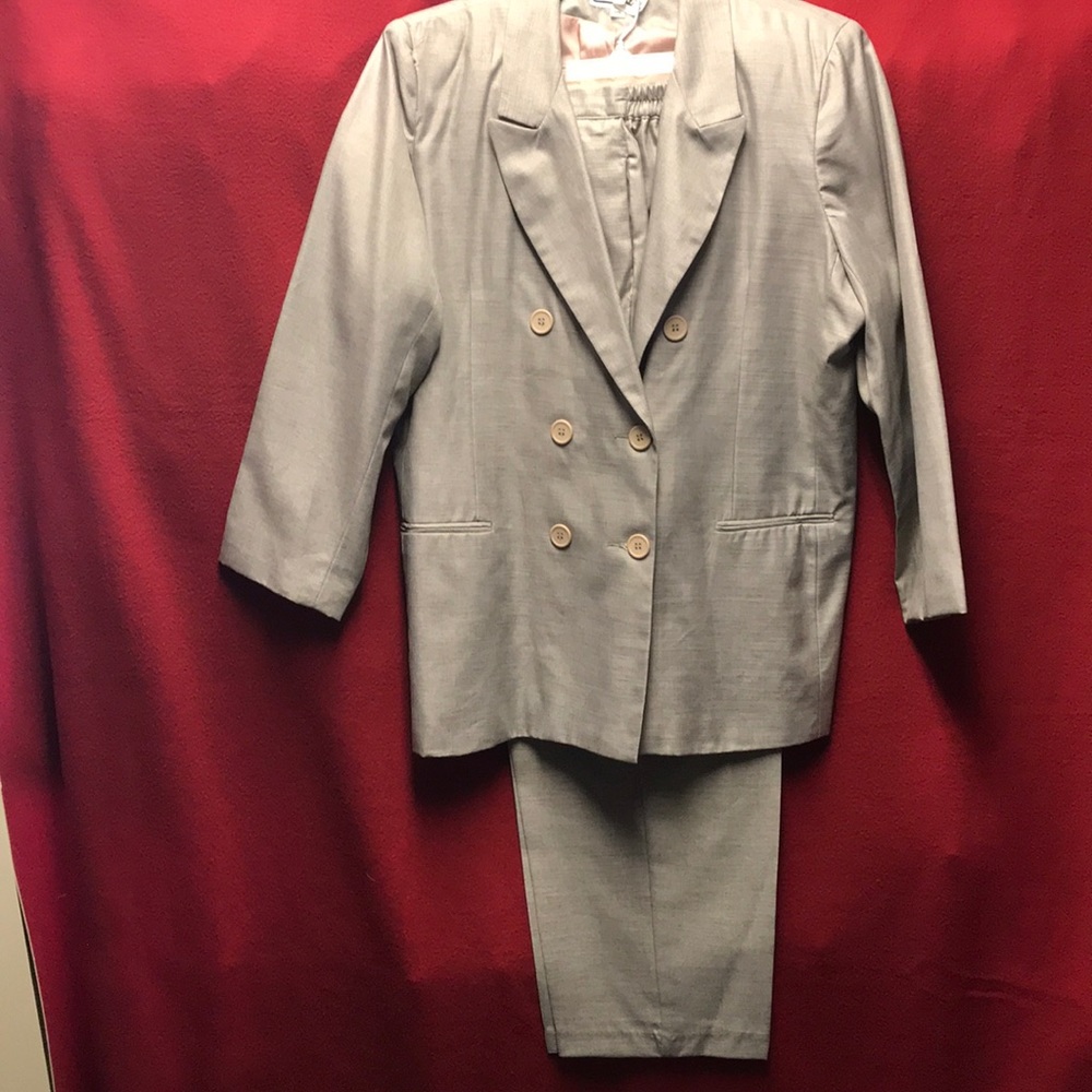 2 piece pant suit.